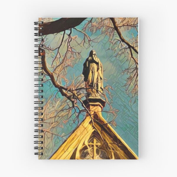 Item preview, Our Lady of Light atop Loretto Chapel  designed and sold by oh-bi-me.
