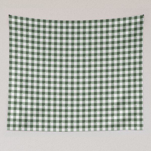 Item preview, Embellished Sage Green Gingham designed and sold by KatelynDesigns-.
