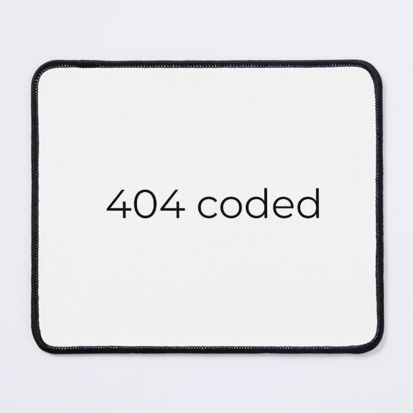 Item preview, 404 Coded Minimalist Tech Humor Aesthetic designed and sold by BoldTypeGoods.