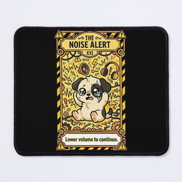 Item preview, Kawaii Tarot Noise Alert Puppy designed and sold by Visual Dept..