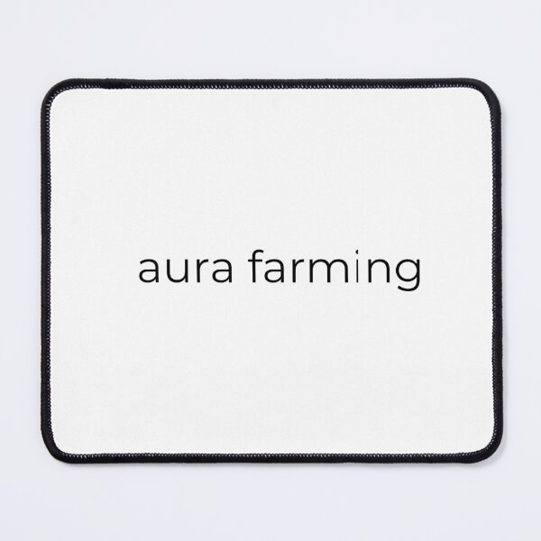 Item preview, Aura Farming Minimalist Gen Z Slang designed and sold by BoldTypeGoods.