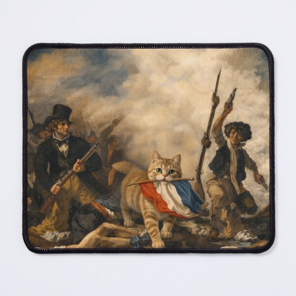 Item preview, Liberty Leading the Purrple designed and sold by Ocelot-T.