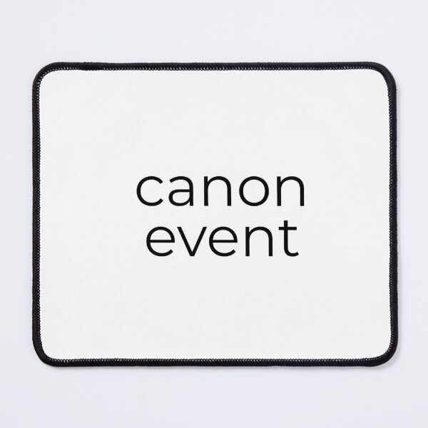 Item preview, Canon Event Minimalist Text Aesthetic designed and sold by BoldTypeGoods.