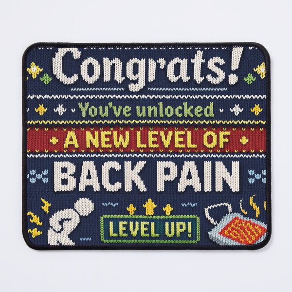 Item preview, Level Up Back Pain funny gaming birthday designed and sold by Mauswohn.