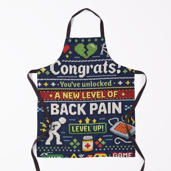 Item preview, Level Up Back Pain funny gaming birthday designed and sold by Mauswohn.