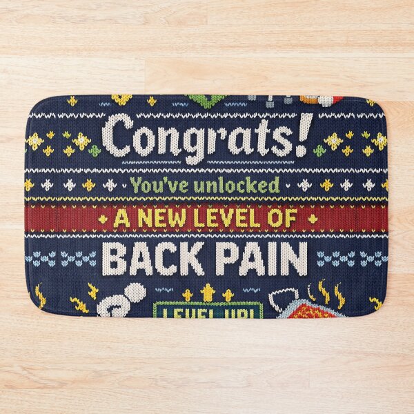 Item preview, Level Up Back Pain funny gaming birthday designed and sold by Mauswohn.