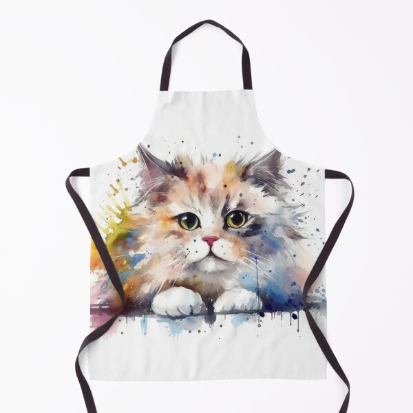 Item preview, Watercolor Kitten Art Print – Colorful Cute Cat Painting – Whimsical Pet Lover Gift – Soft Pastel Animal Illustration designed and sold by StSDigs.