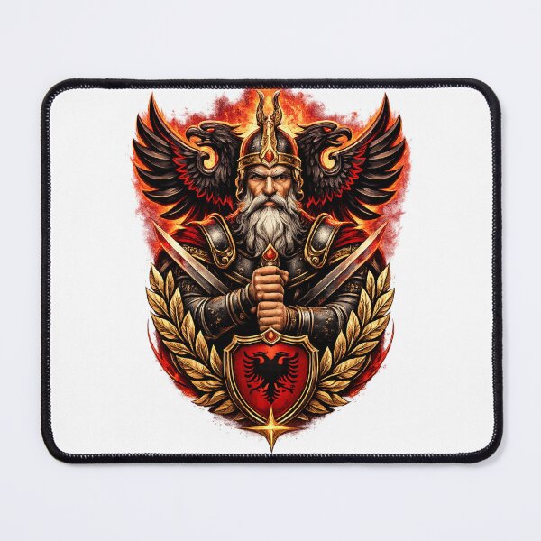Item preview, Skanderbeg Warrior Emblem – Albanian Legend Symbol designed and sold by kimkosovo.