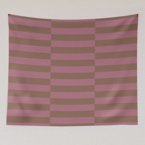 Item preview, Modern Pink and Brown Stripe Geometric Pattern designed and sold by by-jwp.