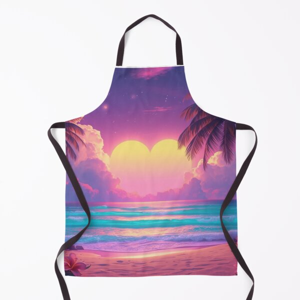 Item preview, Pastel Neon Heart Sunset designed and sold by PixelVibe782.