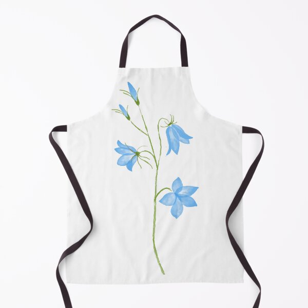 Item preview, Blue Watercolor Bellflowers Illustration designed and sold by PetalStories.