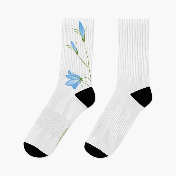 Item preview, Blue Watercolor Bellflowers Illustration designed and sold by PetalStories.