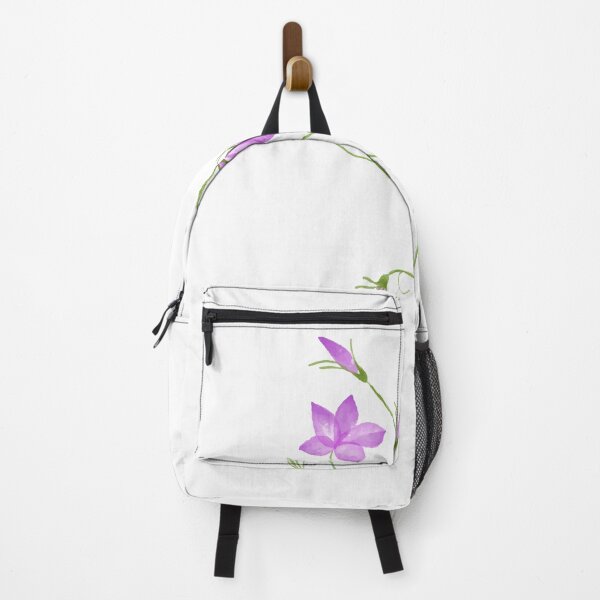 Item preview, Purple Watercolor Bellflowers Illustration designed and sold by PetalStories.