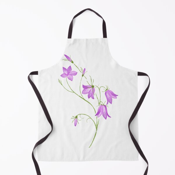 Item preview, Purple Watercolor Bellflowers Illustration designed and sold by PetalStories.