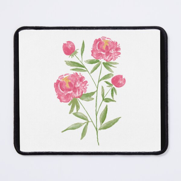 Item preview, Pink Watercolor Peonies Illustration designed and sold by PetalStories.