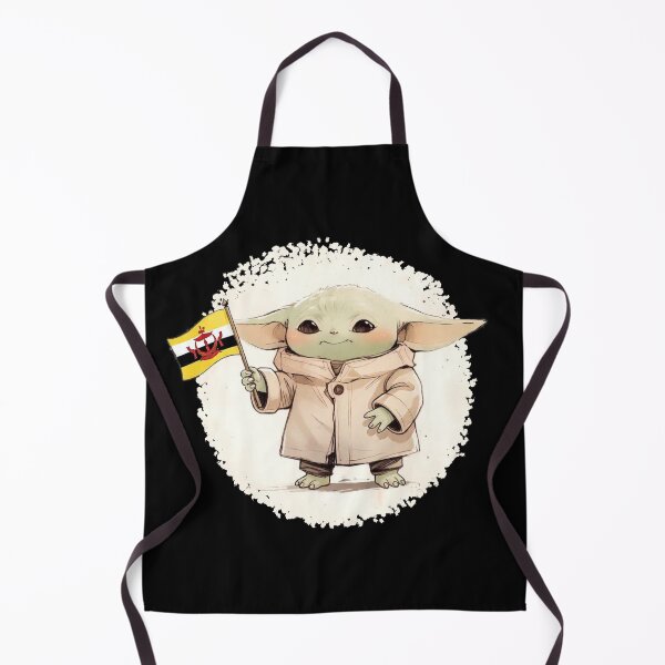 Item preview, BABY YODA WITH BRUNEI FLAG designed and sold by LIS AND MELIVERSO.