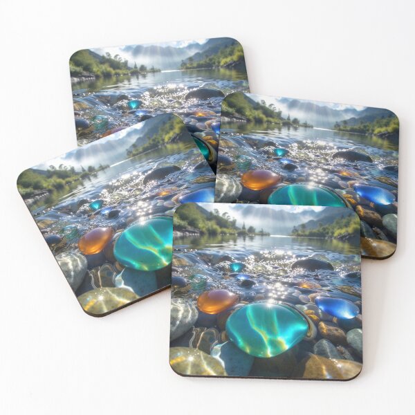 Item preview, Rainbow River Stones designed and sold by PixelVibe782.