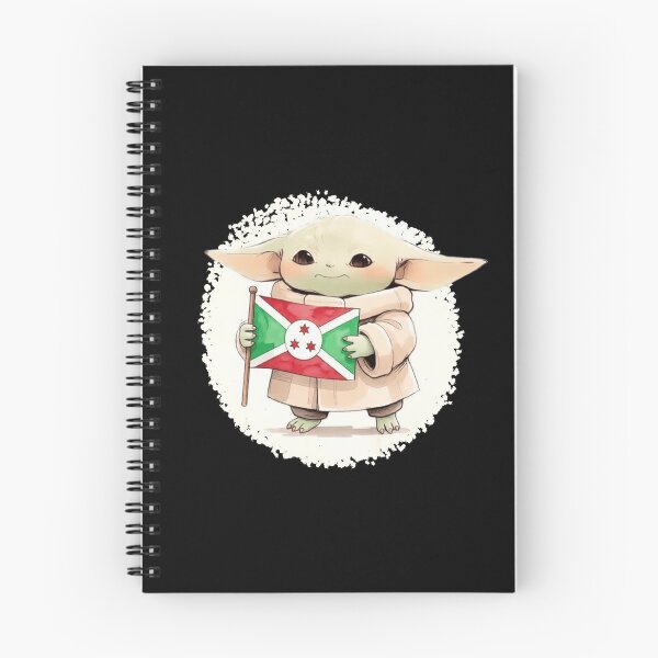 Item preview, BABY YODA WITH BURKINA FASO FLAG designed and sold by LIS AND MELIVERSO.