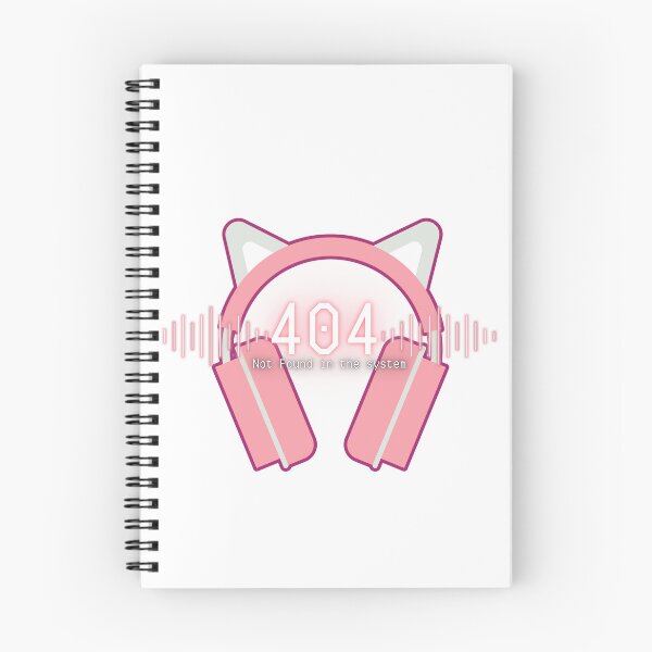 Item preview, KiiiKiii Neon Pink Headset Art 404 Not found in the system designed and sold by Oichiana.