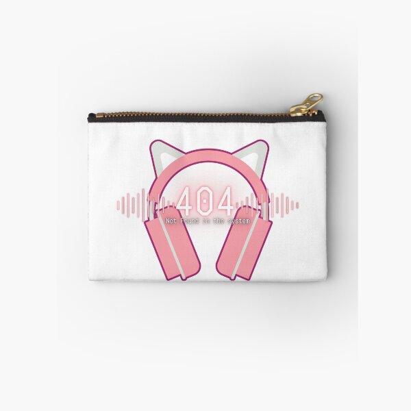 Item preview, KiiiKiii Neon Pink Headset Art 404 Not found in the system designed and sold by Oichiana.