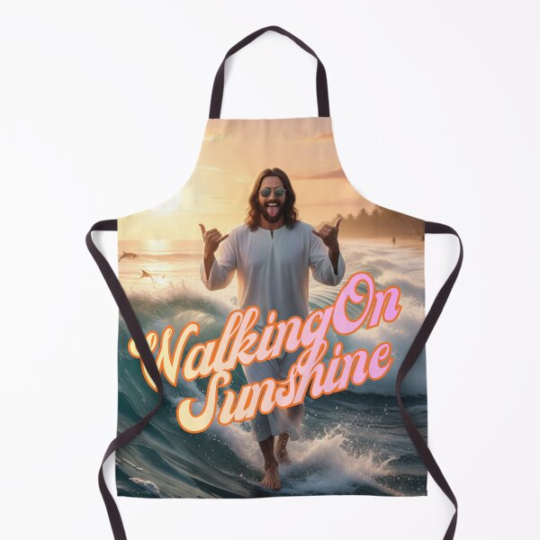 Item preview, WALKING ON SUNSHINE ~ California Cool Hang Loose Jesus designed and sold by TheLastGarden.