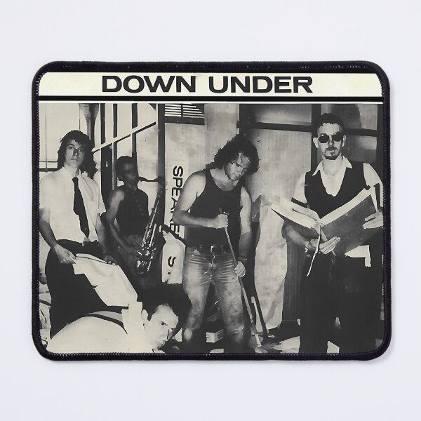 Item preview, Men At Work Down Under Australian Rock Band Seventies designed and sold by AxdxlDesign.