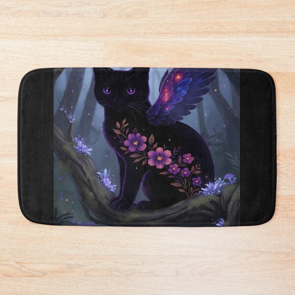 Item preview, Whisperwood Fae Black Cat designed and sold by Daniel Abdelmaseih.