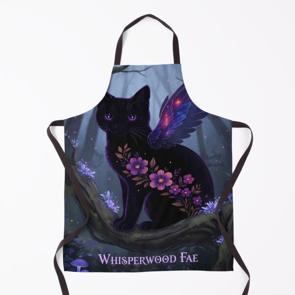 Item preview, Whisperwood Fae Black Cat designed and sold by Daniel Abdelmaseih.