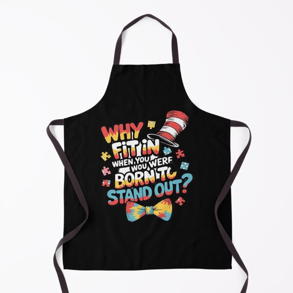 Item preview, Why Fit In Doctor Teacher Cat In Hat Cool Autism  designed and sold by angolinnArt.