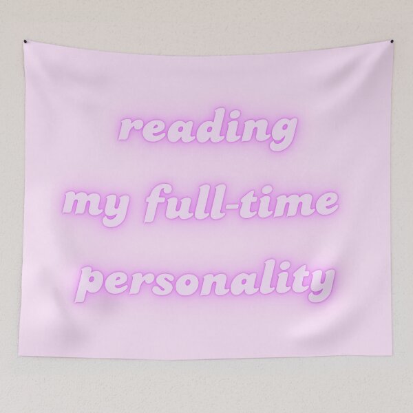 Item preview, Reading my full time personality designed and sold by bubblyrainbow.