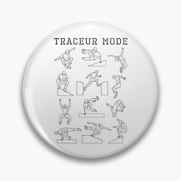 Item preview, Funny Parkour Traceur Mode Urban Athlete Movement Diagram designed and sold by GrandeDuc.
