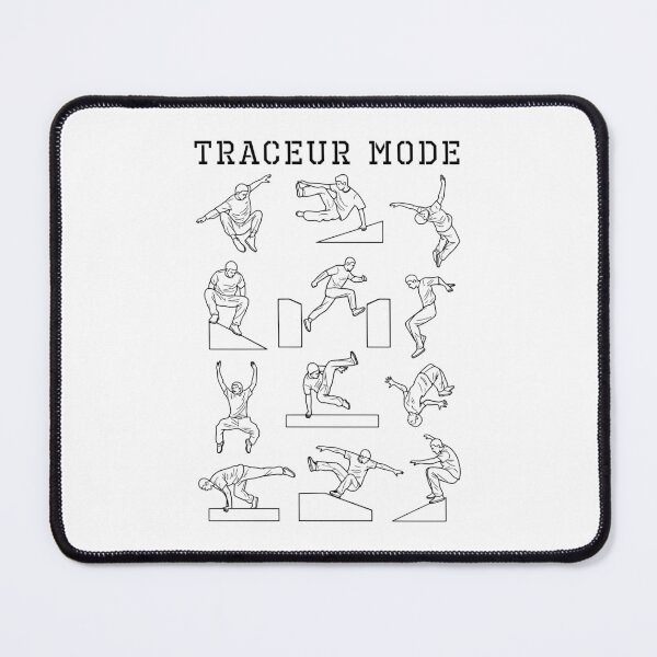 Item preview, Funny Parkour Traceur Mode Urban Athlete Movement Diagram designed and sold by GrandeDuc.