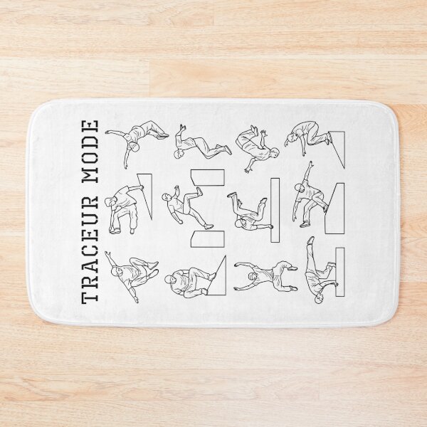Item preview, Funny Parkour Traceur Mode Urban Athlete Movement Diagram designed and sold by GrandeDuc.