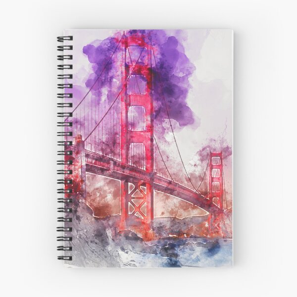 Item preview, Golden Gate Bridge - Watercolor designed and sold by AM FineArtPrints.