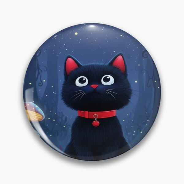 Item preview, Black Cat in Enchanted Forest designed and sold by Daniel Abdelmaseih.