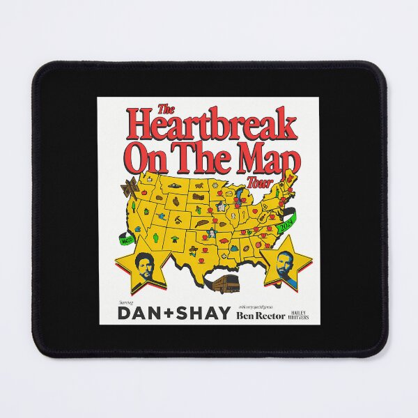 Item preview, The Heartbreak On The Map Tour 2026 designed and sold by Maharat-Tech.