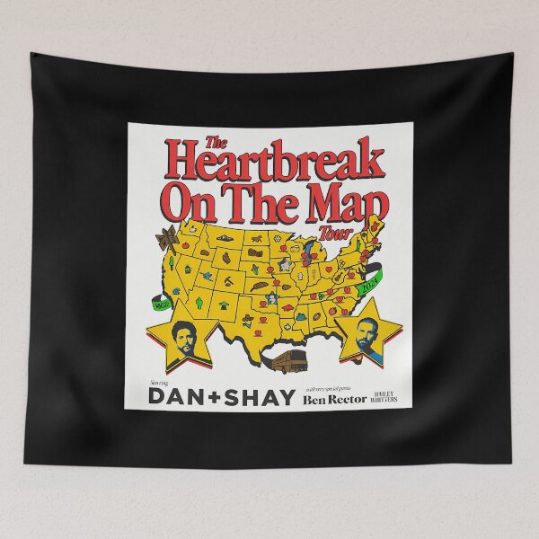 Item preview, The Heartbreak On The Map Tour 2026 designed and sold by Maharat-Tech.