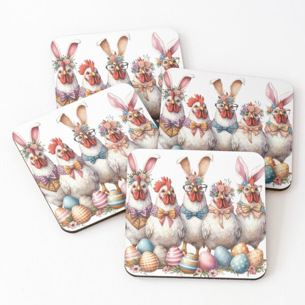 Item preview, Easter Bunny Farm Chickens designed and sold by Lbeck1869.