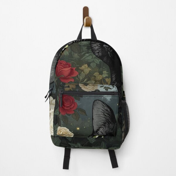 Item preview, Black Cat in a Moonlit Garden designed and sold by Daniel Abdelmaseih.
