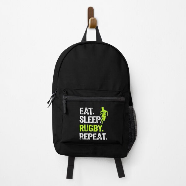 Item preview, Eat Sleep Rugby Repeat Funny Rugby Player Motivation designed and sold by GabrieSketcham.