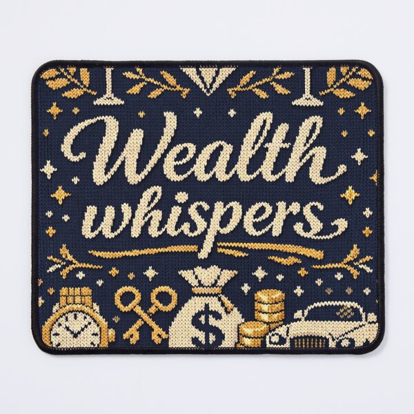 Item preview, Wealth whispers, wealth, success, knitting pattern design designed and sold by Mauswohn.