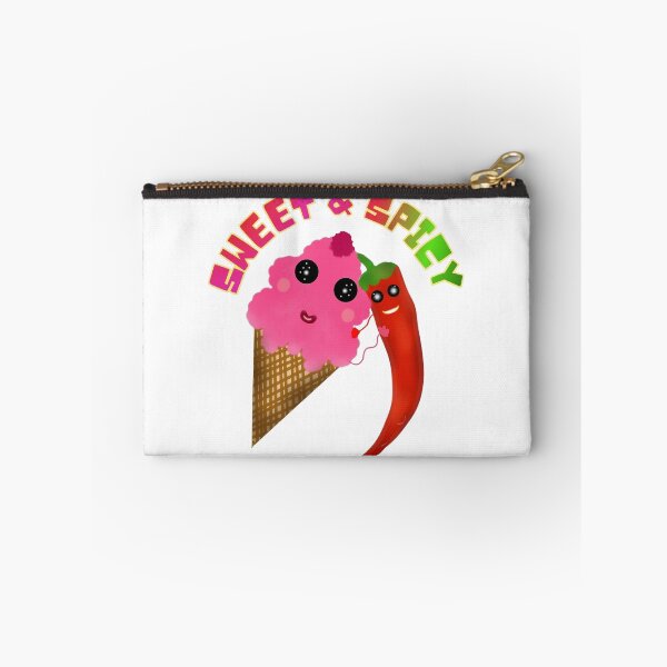 Item preview, Sweet and Spicy | Cute Ice Cream and Chili Pepper Friendship designed and sold by HopeAndHustle.