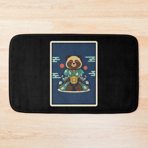 Item preview, Cute Panda Samurai Medal Japanese Style Illustration designed and sold by JordynLadukeg65.