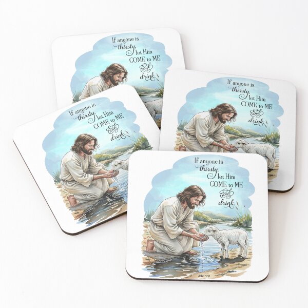 Item preview, Thirsty? Come to Jesus! designed and sold by Lion and Lamb Design.
