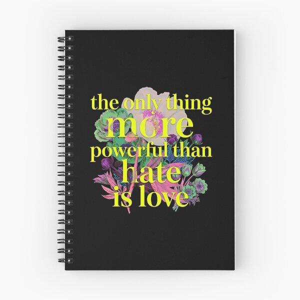 Item preview, Neon Floral Love Over Hate Pop Art designed and sold by zzz888.