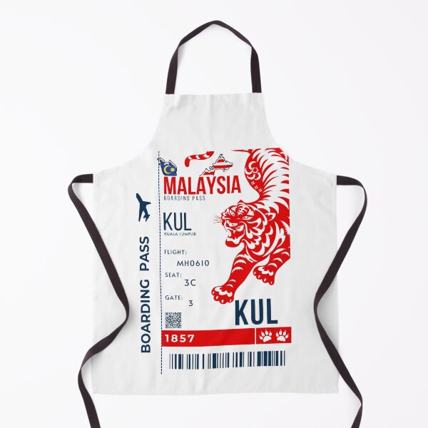 Item preview, Malaysia Boarding Pass Stylized Tiger designed and sold by InkWhirl.