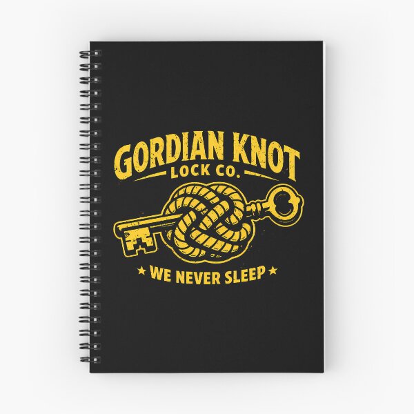 Item preview, Gordian Knot Locksmith Retro 80s Logo designed and sold by agearb.