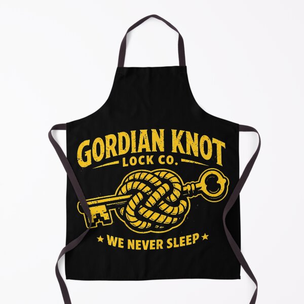 Item preview, Gordian Knot Locksmith Retro 80s Logo designed and sold by agearb.
