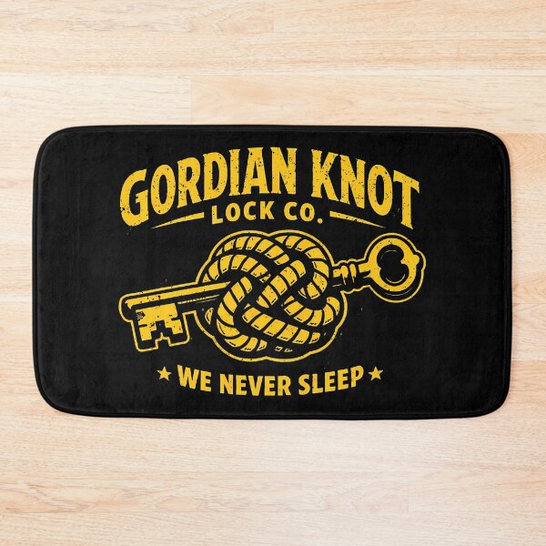 Item preview, Gordian Knot Locksmith Retro 80s Logo designed and sold by agearb.