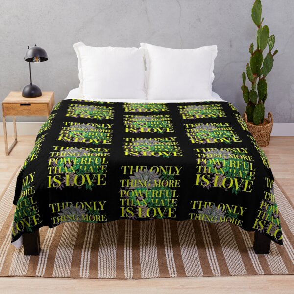 Item preview, Love Over Hate Succulent Botanical Statement designed and sold by zzz888.